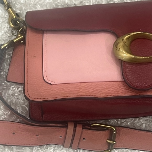Coach Pink Tabby Shoulder Bag Colorblock Crossbody - Picture 5 of 14